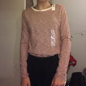Old navy long sleeve striped tee